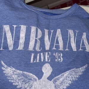 NIRVANA Blue 'Live '93' Angel Sweatshirt